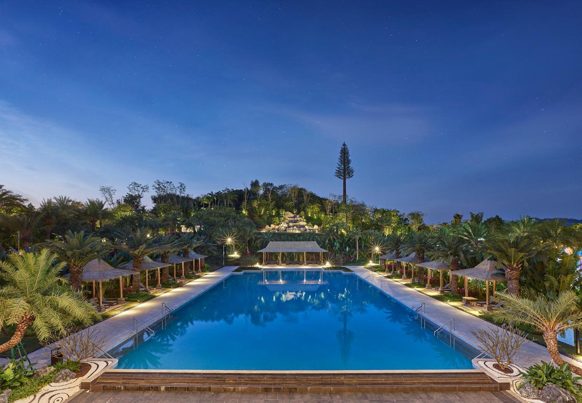 Doubletree By Hilton Lingshui Hot Spring Hotel Exterior foto